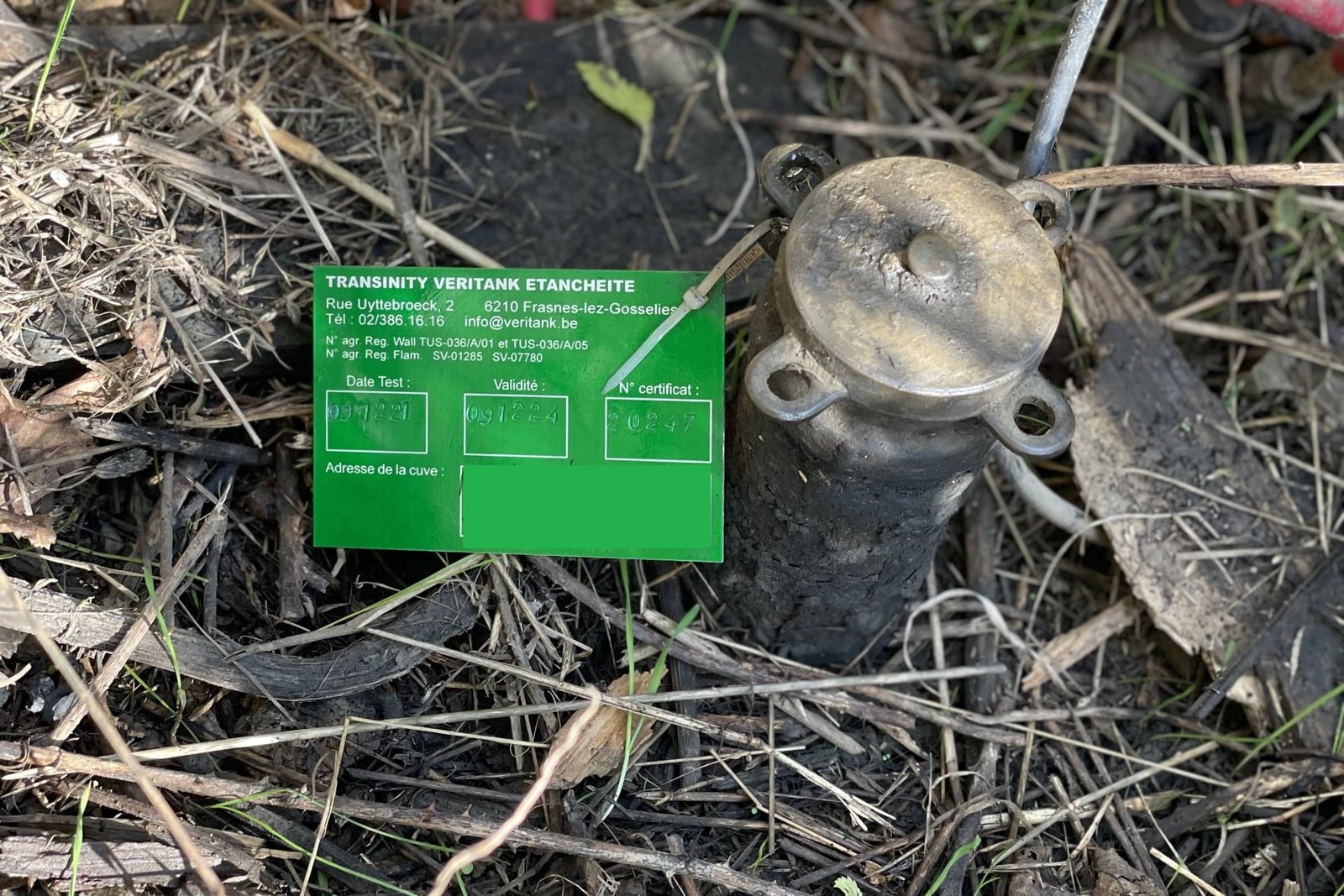 Soil protection certificate